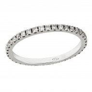 DÉLICATESSE alliance diamant griffes