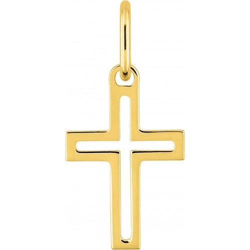 Mini Croix carrée ajourée 
