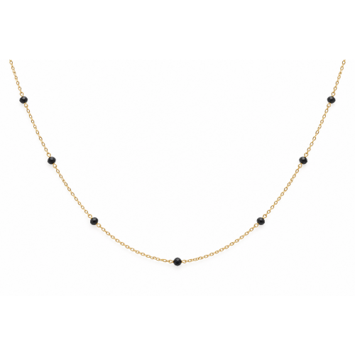 PERLES NOIRES collier
