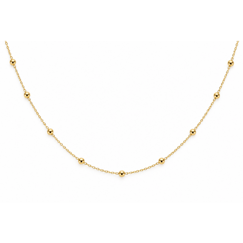 PERLES D'OR 1.5mm collier