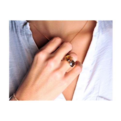 Prasiolite bague on sale