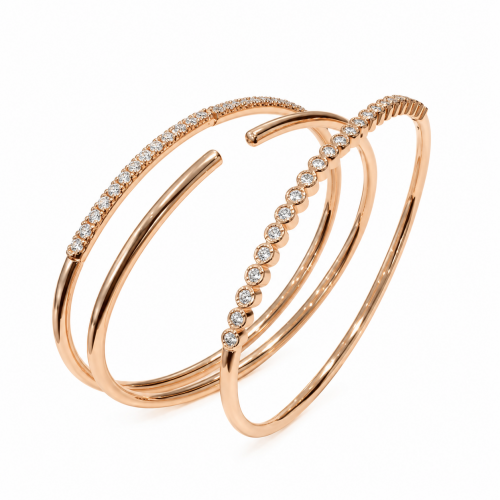 AMI CLOS bracelet jonc diamants