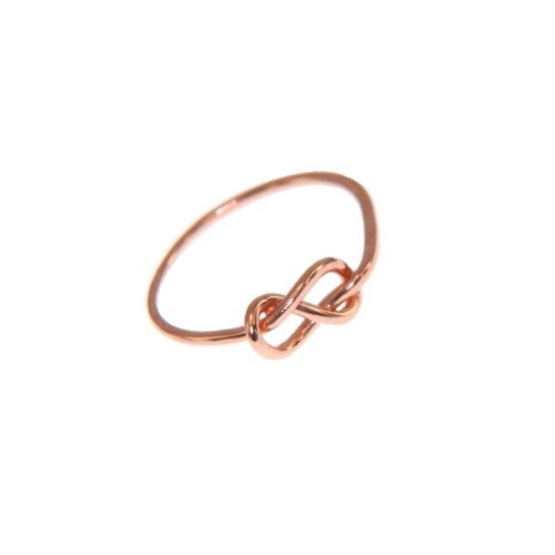 Bague en or rose 18 carats INFINI Pimento