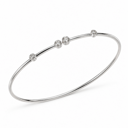 MUSE bracelet jonc diamants