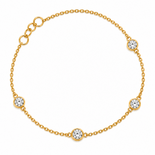 ESSENTIEL bracelet 4 diamants