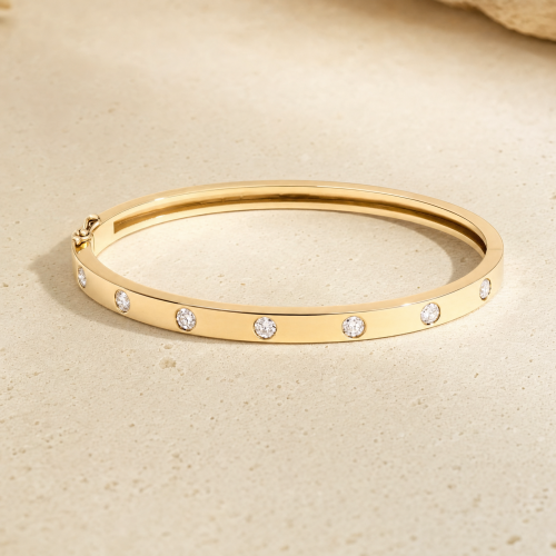 PIMENTO TWO bracelet jonc diamants - packshot