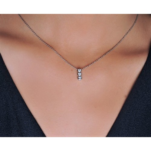 TRILOGIE collier diamants