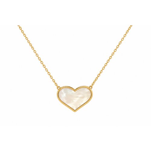 COEUR collier nacre