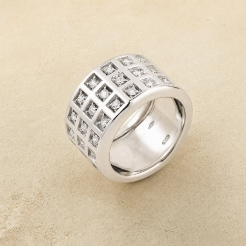 DAMIER bague diamants - packshot