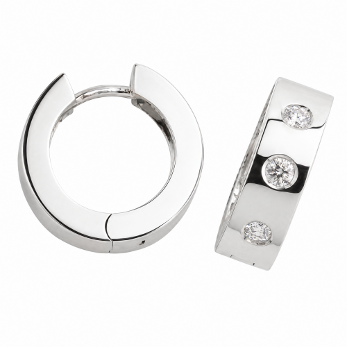 PIMENTO TWO créoles trilogie diamants
