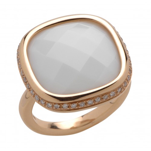 Bague hot sale agate rose
