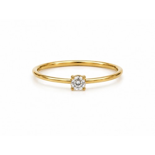 DÉLICATESSE Victoria bague solitaire diamant