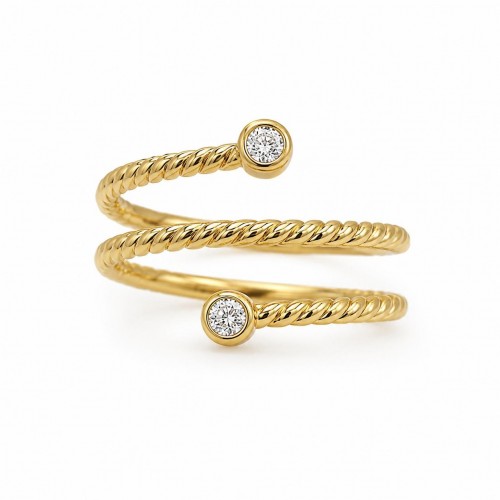 FRIZZ DUO bague diamant
