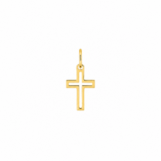Mini Croix carrée ajourée 