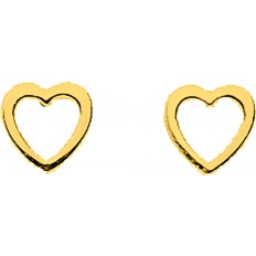 Coeurs ouverts puces d'oreilles