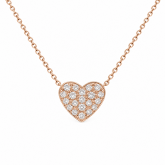 COEUR collier diamants 
