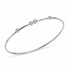 MUSE bracelet jonc diamants