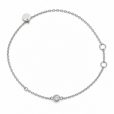 ESSENTIEL  bracelet solitaire diamant 0.05ct