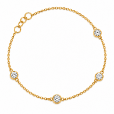 ESSENTIEL bracelet 4 diamants