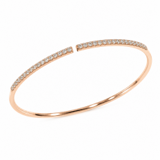 AMI LIGNE bracelet jonc diamants