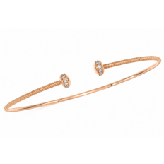 CHOU bracelet jonc diamants
