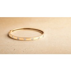 PIMENTO TWO bracelet jonc diamants