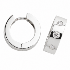 PIMENTO TWO créoles trilogie diamants