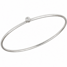 SOLO bracelet jonc diamant
