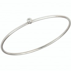 SOLO bracelet jonc diamant