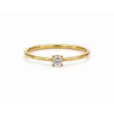 DÉLICATESSE Victoria bague solitaire diamant