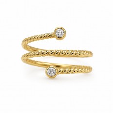 FRIZZ DUO bague diamant