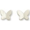Papillons Or blanc