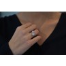 PAILLETTES BAGUES OR BLANC DIAMANTS BLANCS 7MM ET 9MM
