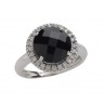 GRETA BAGUE OR BLANC ONYX ET DIAMANTS BLANCS