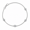 ESSENTIEL bracelet 4 diamants