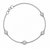ESSENTIEL bracelet 4 diamants