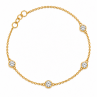 ESSENTIEL bracelet 4 diamants