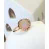 BRAZIL BAGUE NACRE OR ROSE