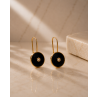 NIL boucles d'oreilles onyx