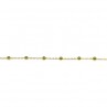 COLLIER PERLES D'OR 2.5mm OR JAUNE