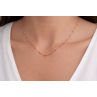 CHAINE PERLES D'OR 
