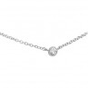 MUSETTE COLLIER OR BLANC ET DIAMANT