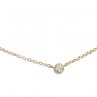 MUSETTE COLLIER OR JAUNE ET DIAMANT