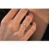 ESSENTIEL BAGUE CHAINE OR ROSE ET DIAMANT 0.03CT