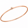 SOLO bracelet jonc diamant