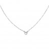 MUSETTE COLLIER OR BLANC ET DIAMANT