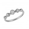 MUSETTE 5 DIAMANTS BAGUE OR BLANC