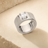 NICKY bague solitaire diamant - packshot