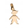 Pendentif Bambini Garcon - Or jaune