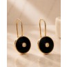NIL boucles d'oreilles onyx